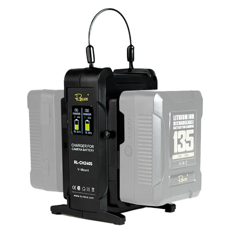 ROLUX DOUBLE FAST CHARGER RL-CH240S pour la batterie en V
