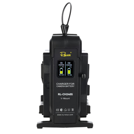 ROLUX DOUBLE FAST CHARGER RL-CH240S pour la batterie en V