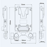 ROLUX MINI V-MOUNT PLATERS PLAQUE RL-AC13S