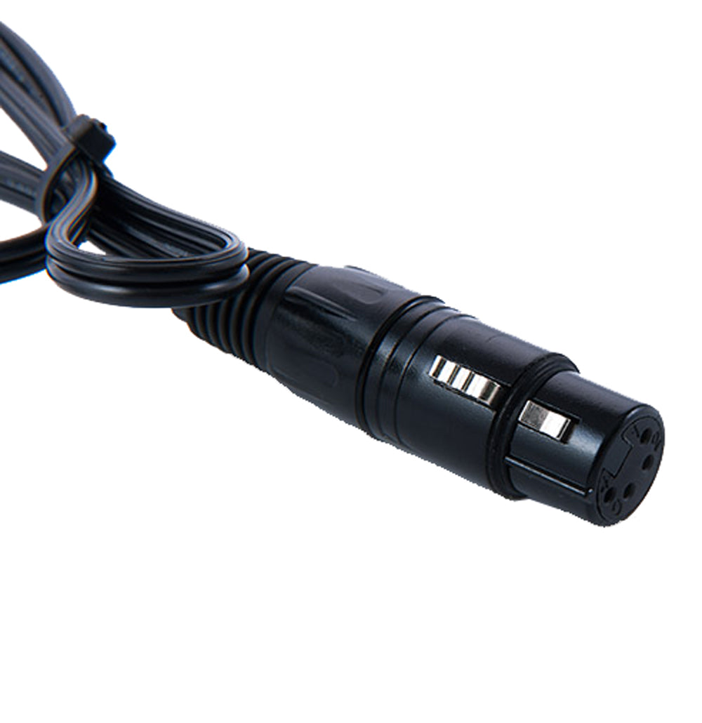 Prise femelle XLR 4 broches Rolux avec d-tap mâle rl-c3