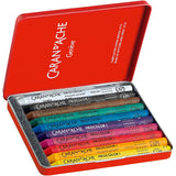 Caran dache caran d'ache neocolor i, l : 10 cm, épaisseur 8,5 mm, divers coloris, 10 pièces 1 boîte