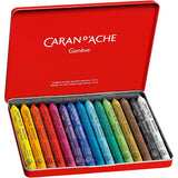 Caran dache caran d'ache neocolor i, l : 10 cm, épaisseur 8,5 mm, divers coloris, 15 pièces 1 boîte