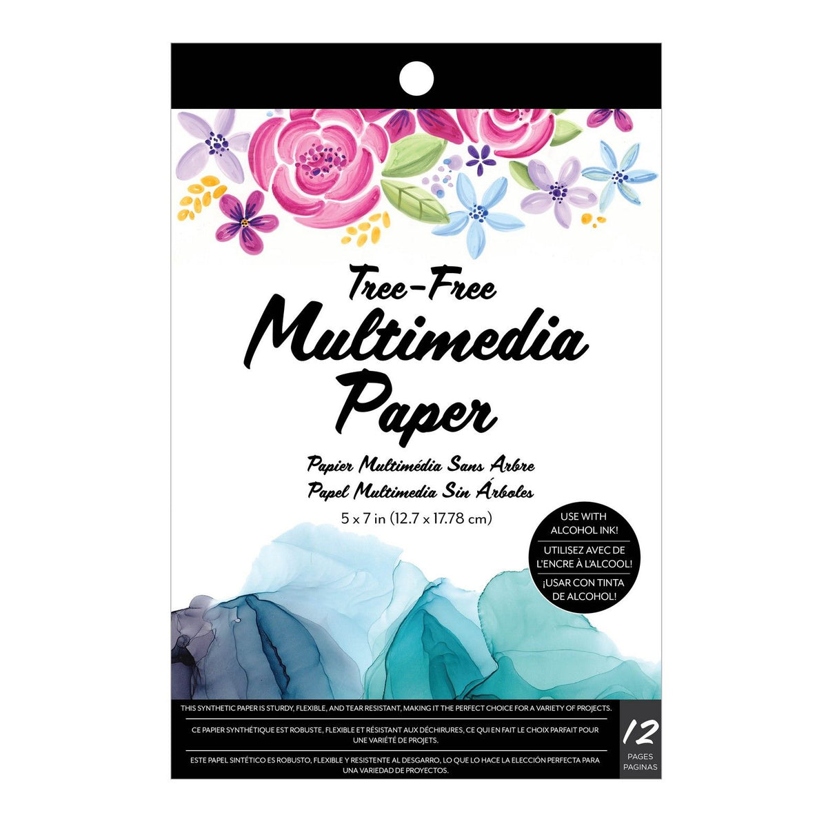 Artisanat américain • papier multimédia sans arbres 17,78x12,7cm