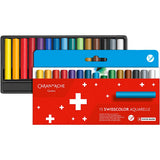 Caran dache caran d'ache neocolor ii, junior, l : 5 cm, épaisseur 8,5 mm, différentes couleurs, 15 pièces 1 boîte