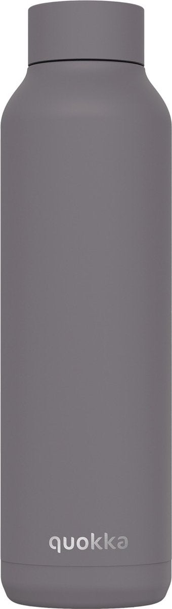 Quokka gourde en acier inoxydable gris massif 630 ml