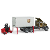 Bruder Mack Granite UPS camion avec chariot élévateur