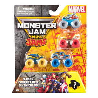 Monster Jam mini confitures merveille 5pack | 2 pièces