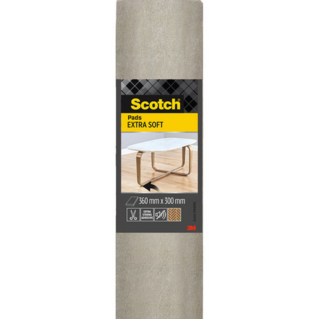 3m 1070688 - scotch extra zachte vilt beige300 mm x 360 mm | 3 stuks