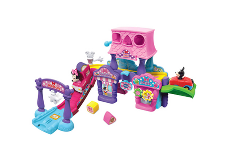 Vtech toot toot cars disney minnie's ice cream parlor play set - jouets interactifs - jouets éducatifs pour bébé - de 1 à 5 ans