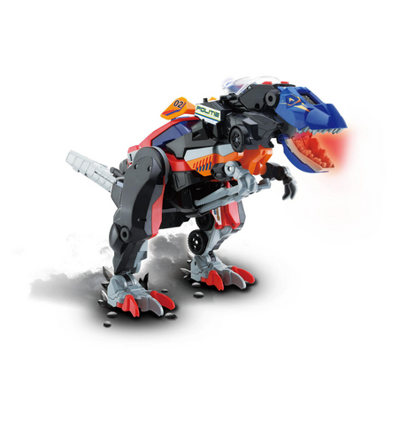 Vtech switch go dinos - méga t-rex 3 en 1 - dinosaure jouet pour enfants - figurine de jeu interactive - cadeau - à partir de 4 ans