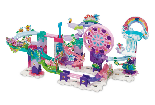 Vtech - jonc de marbre - ensemble de jardin féerique m500e - piste de marbre