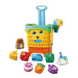 Vtech Shopping Panier Scan Le cuir 19 x 32 x 29 cm jaune 13 pièces