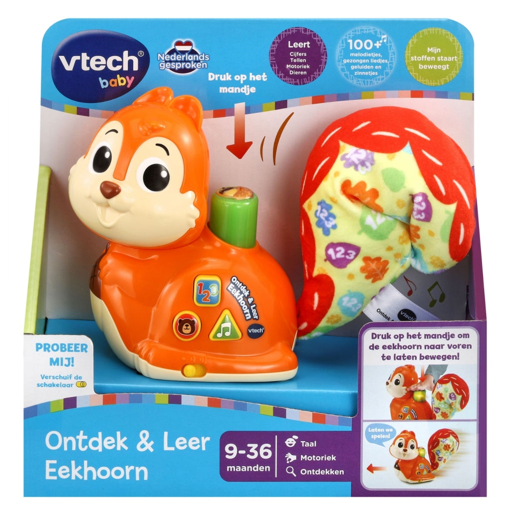 VTech dojenček odkrijte usnjeno veverico