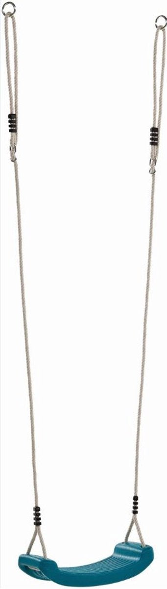 Siège de balançoire Kbt droit en plastique turquoise