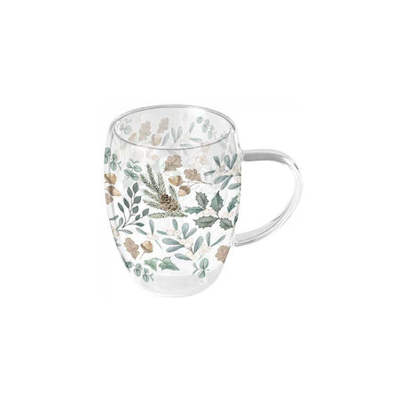 Verre à double paroi Ambiente 350ml collection de feuilles