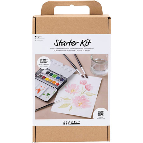 Entreprise créative https : www.cchobby.nl starter-hobbyset-aquarel-1-doos