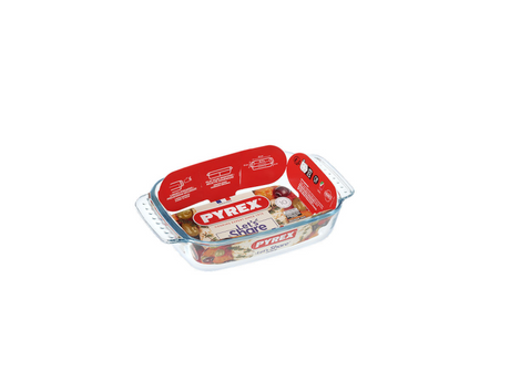 Plat à rôtir Pyrex verre classique 22x13cm