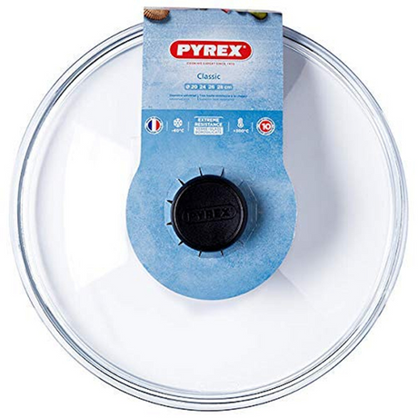 Couvercle accessoires Pyrex classic - verre borosilicate - ø28 cm - transparent