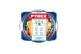 Plat de cuisson rond classique en Pyrex 2,1 l avec couvercle