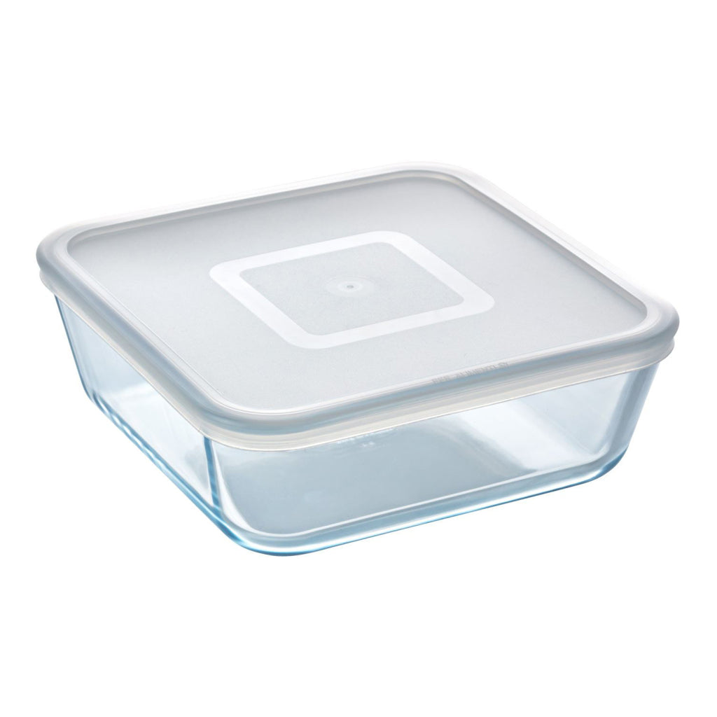 Pyrex kock och frysugnskål 15x15 cm borosilikatglas