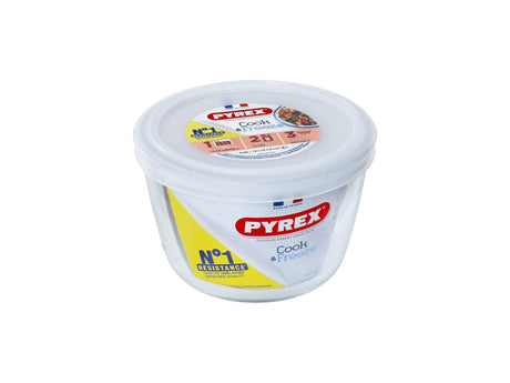 Bol en pyrex avec couvercle en plastique 0,6l