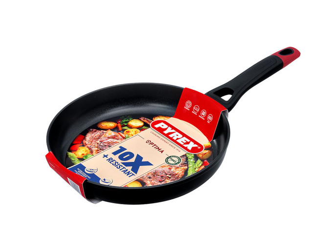 Poêle Pyrex optima+ Ø28cm pour induction entre autres