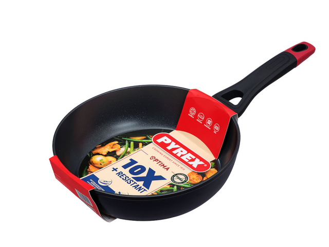 Poêle à frire Pyrex optima+ Ø26 cm profondeur 8,7 cm pour induction entre autres