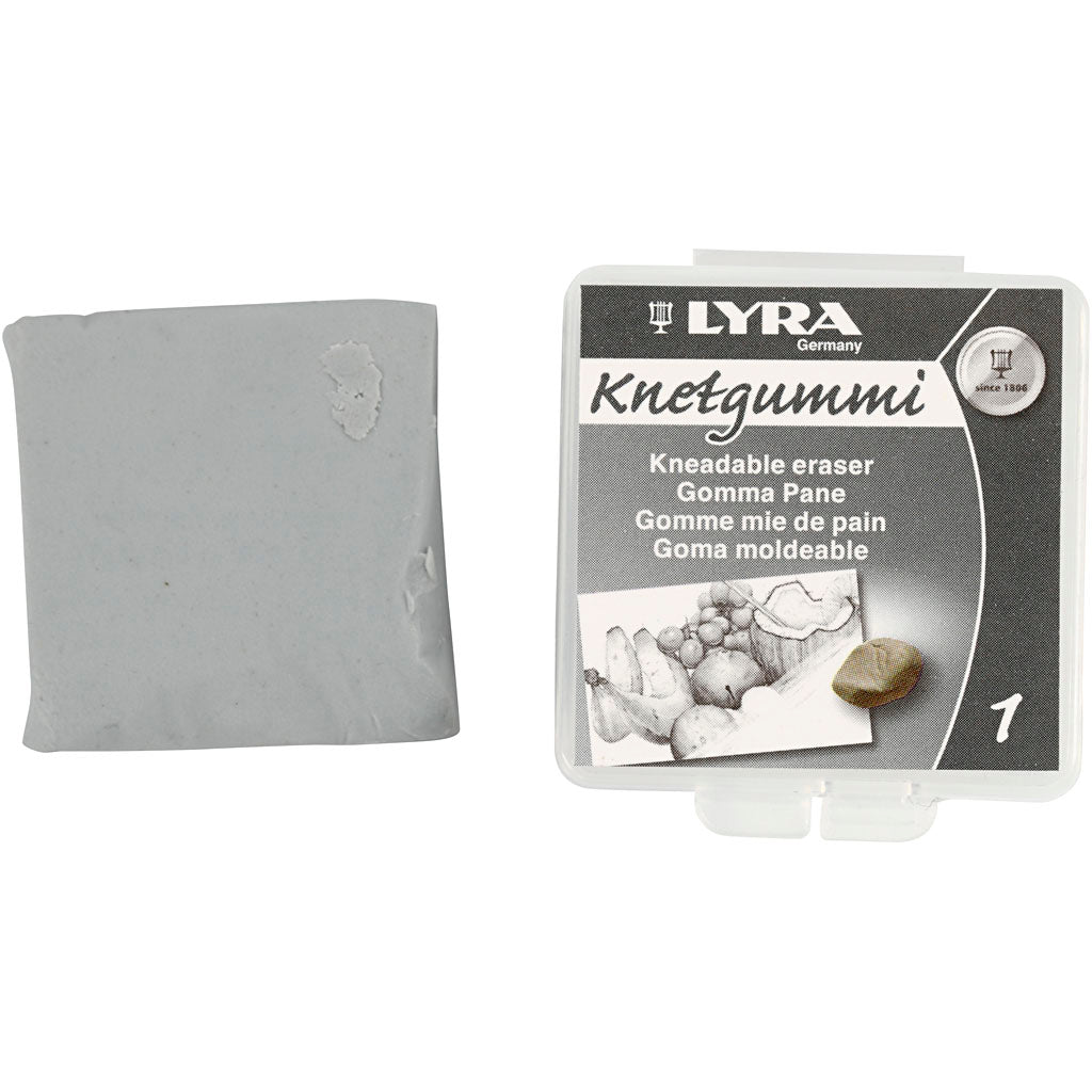 Gomme pétrie Lyra, dim. 30x30x10 mm, 1 pièce