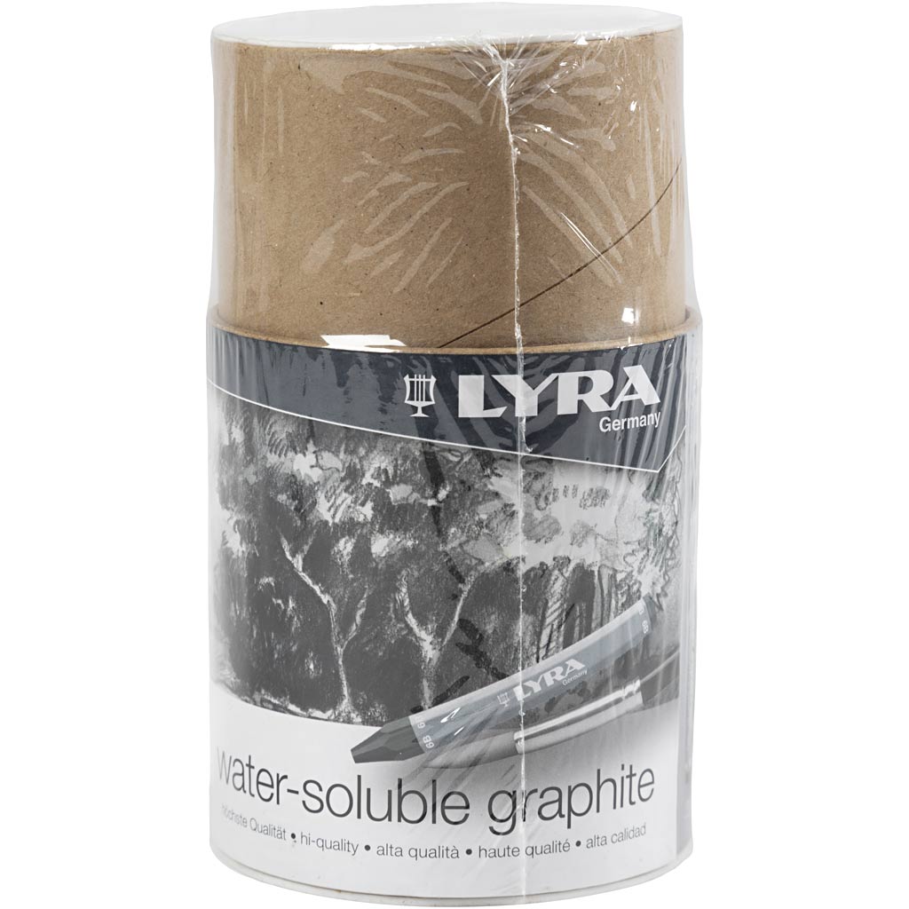 Crayon graphite aquarellable Lyra, l: 6,5 cm, 24 pièces 1 boîte