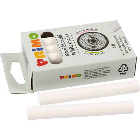 Société créative https : www.ccobby.nl tableau noir craie-l-8-cm-d-10-mm-white-10-piece-1-box