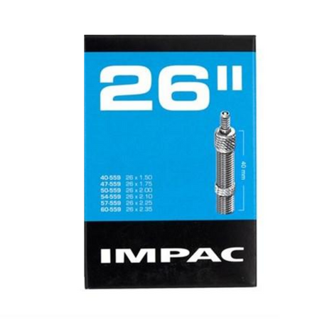 Impac (Schwalbe) tube intérieur DV13 26 pouces 40 60-559 40 mm