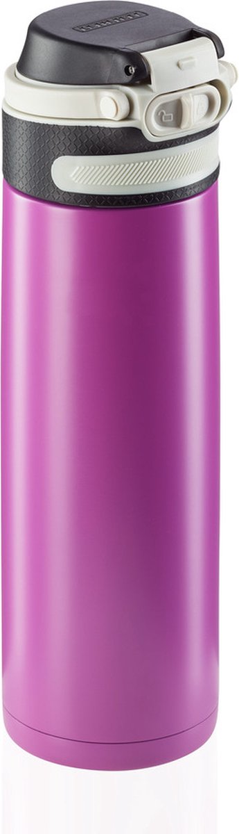 Leifheit thermosfless flip 600 ml violet