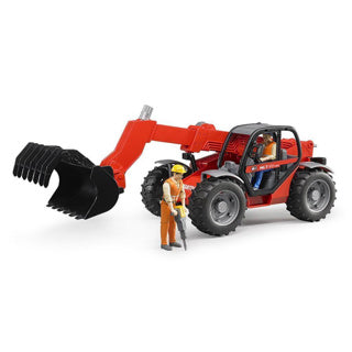 Bruder 2125 Manitou Mar avec accessoires