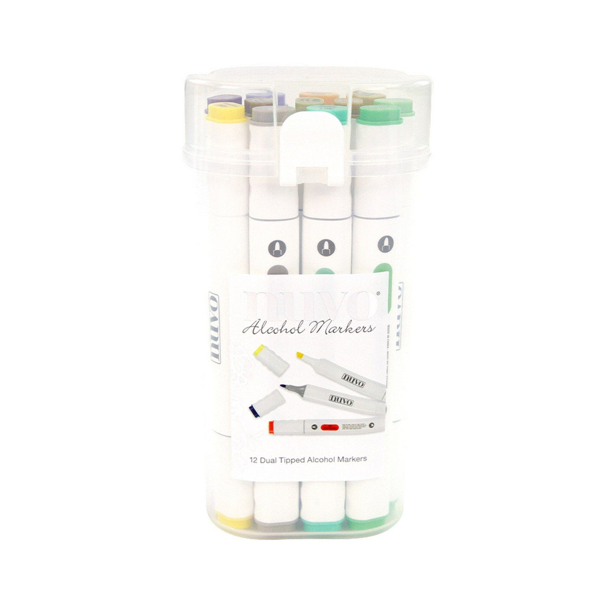 Nuvo by tonic studios nuvo • marker pens muted midtones 12pcs