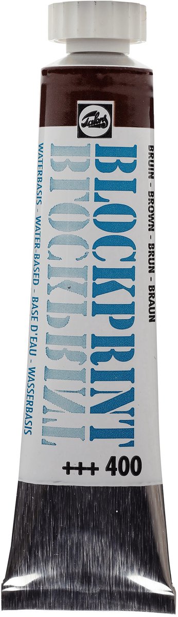 Talens blockprint tube 20ml marron 400