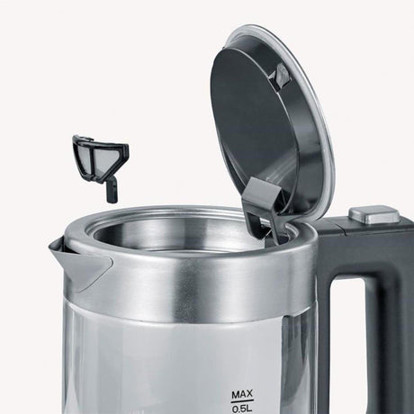 Bouilloire Severin verre 0,5l 1100w
