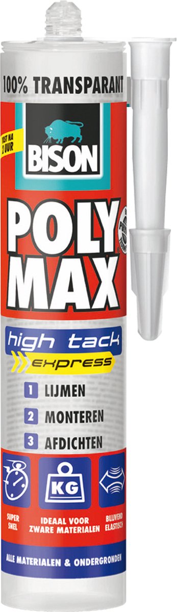 Bison poly max high tack expr trans 300g