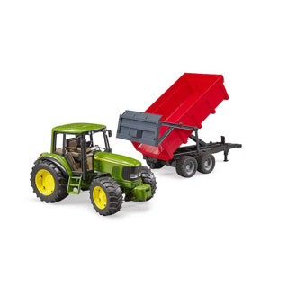 Tracteur Bruder 2057 John Deere 6920 avec remorque