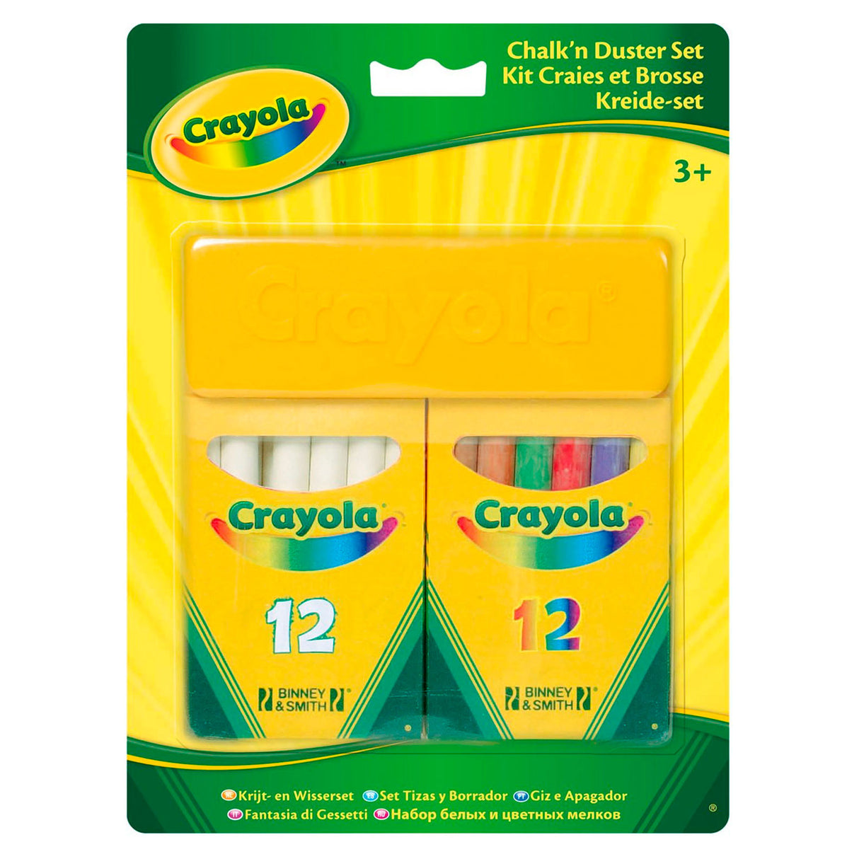 Crayola School Chalk s stěračem