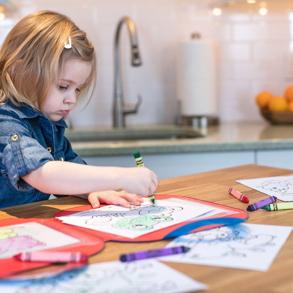 Crayola mini kids - tapis d'activité effaçable en couleur