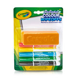 Crayola dry wipeoffs markers with wiper, 5st.