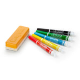 Crayola Dry Wipeoffs markører med visker, 5 ..