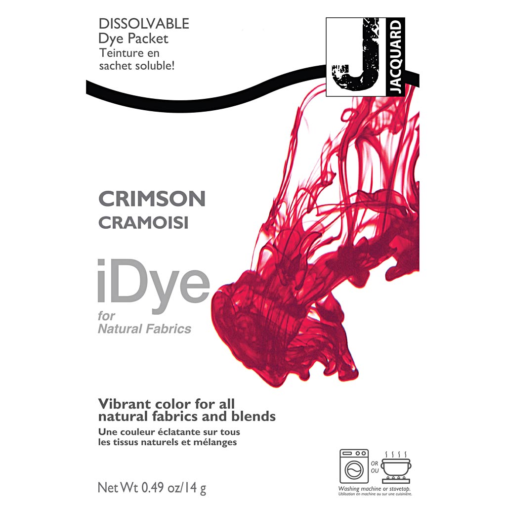 Idye pour tissus naturels, cramoisi (090), 14 gr 1 boîte