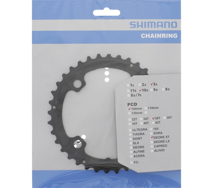 Shimano-Kette Top Deore LX 10V FC-T761 Y1MP98020 ZW. 36t