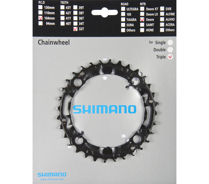 Shimano - łańcuch Top 44T Deore FC -M480 - Czarny