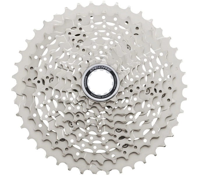 Cassette Shimano 10 vitesses deore cs-m4100-a 11-42t - argent - emballage atelier