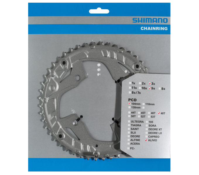 Shimano Chain Top 48 Tands Alivio FC-T4060 9 Srebro