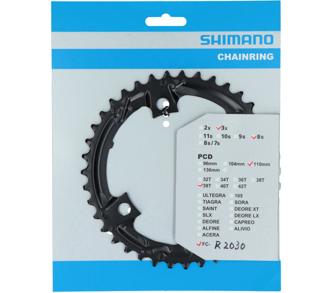 Shimano-Kette Top 39T Claris FC-R2030 7 8 Geschwindigkeit