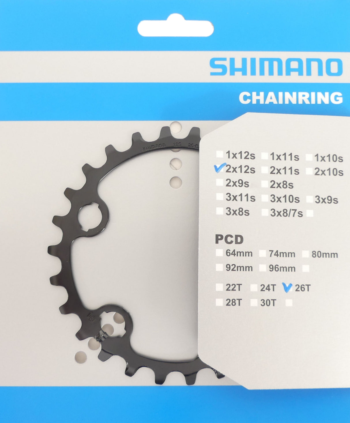 Shimano Chain top 26t SLX FC-M7100 FC-M7120 12 speed