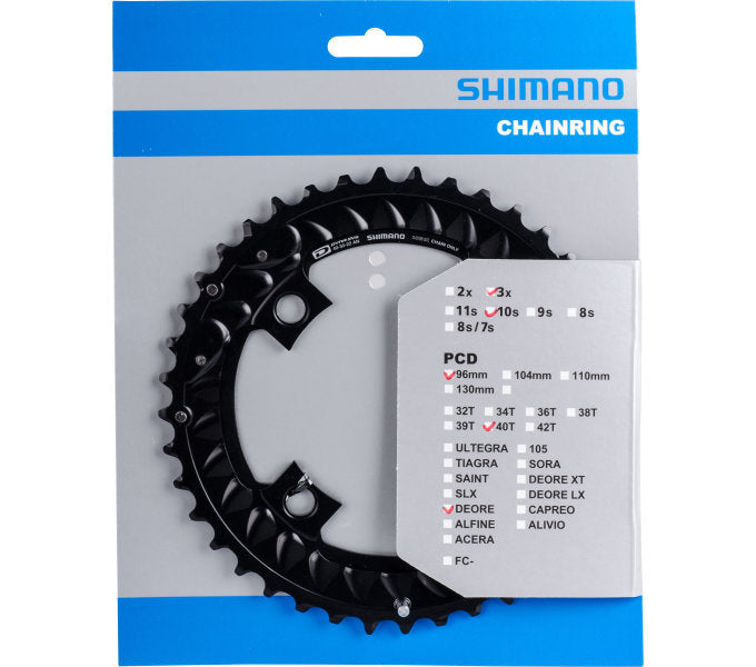 Shimano Chain Top Deore 10V 40T BCD 96MM Y1WC98020 M6000